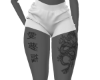 IPKI White Shorts+Tats