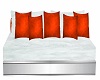 White Orange Couch