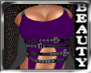 NETTED PURPLE BLK@@ TOP