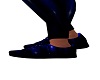 blueblack sparkle shoes