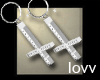 Iv-Cross Earrings