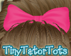Kids Hot Pink Hair Bow