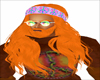 hippie orange hair