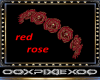 red rose headband
