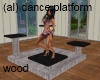 (al) dance platform wood