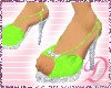 ~D Sexy Dimond lime heel