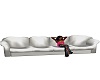 white pose couch