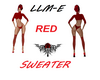 LLM-E RED SWEATER