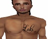 Loki Chest Tattoo