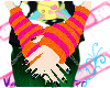 ~*VG*~ Pink&O Armwarmers