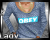 Obey Leopard Print Blue