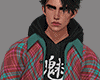 |Anu|Plaid F.Hoodie*1