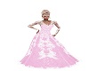NA-Pink/White Lace Gown