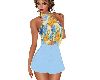 FloralBlueSpringRomper