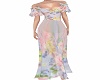 watercolor gown