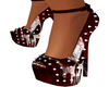 Red Goth Skull Shoes