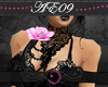 [AE09]Goth collar pink