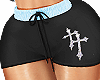 YALLA Cross Shorts BLACK