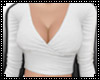 Basic V-neck Top - White