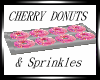 Donuts cherry  Tray