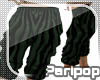 Green Stripy Shorts