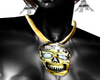 Rel~Gold Skull necklaces