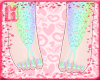 |H| Rainbow Lace Feets