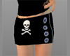 Emo Skull Mini Skirt