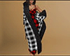 BW Fur Robe Plaid (F)