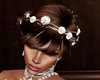 Hair rosesWedding crown