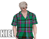 kl. Green Plaid Shirt