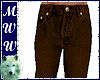 Brown Straight Leg Jeans