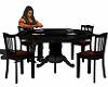 Black Poker Table