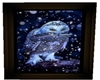Framed white owl 4