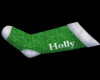 [W]Green Stocking Holly