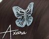 A| Blue Butterfly Clip