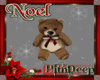 (H) NOEL Toy Teddy Bear