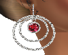 Valentine Ruby Earrings