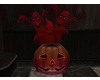 Pumpkin Ghosts Red Dark