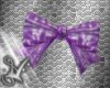 shiney purple yumi bow
