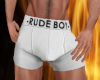 !B!White Rude Boy Boxer