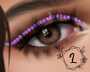 L. Eye glitter purple