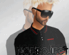 N-P Polo Black T Shirt