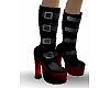 [VIN] Red black boots