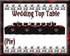 {Pie}Wedding Top Table