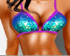 blue glitter bikini