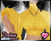 P|Cropped T-Neck eYllw