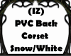 (IZ) PVC Back Snow/White