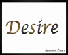 Desire Wall Hanging Gold