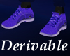 {K} Blue Derivable Shoes